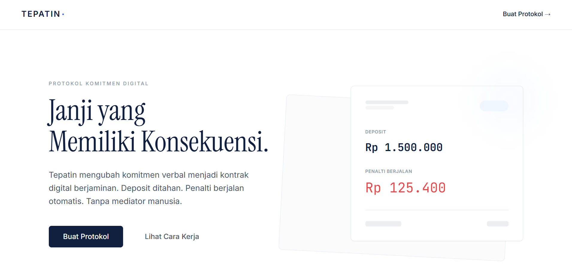 Tepatin Website Mockup